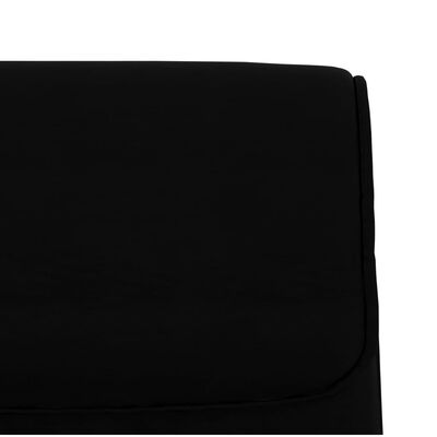 vidaXL Bancă, negru, 100x64x80 cm, piele ecologică