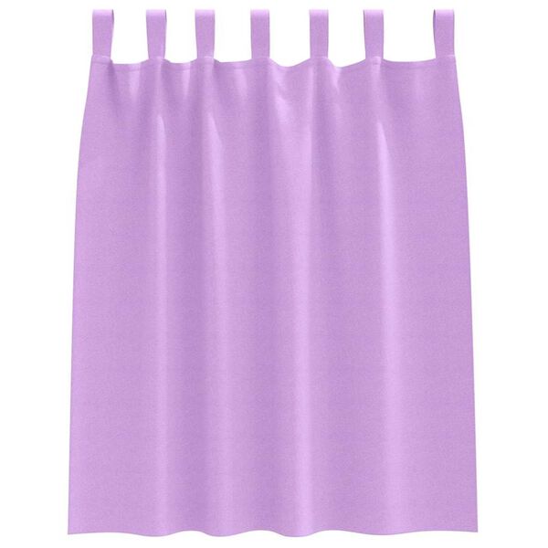 vidaXL Perdele Opaque cu Inel 2 pcs Violet 140 x 140 cm Poliester