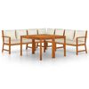 vidaXL Set mobilier de grădină cu perne, 7 piese, lemn masiv de acacia