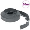 vidaXL Borduri pentru gazon Gri 5000 x 4 x 5 cm Plastic
