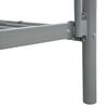 vidaXL Cadru de pat supraetajat, gri, 140 x 200/90 x 200 cm, metal