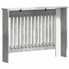 vidaXL Capac pentru radiator Gri din beton 112 x 19 x 81,5 cm