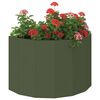 vidaXL Jardinieră Verde măsliniu 60 x 30 x 35 cm Oțel