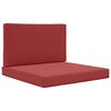 vidaXL Perna pentru canapea de exterior Poliester bordo 80 x 80 x 8 cm