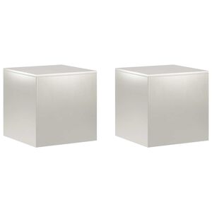 vidaXL Suport pentru plante 2 pcs Argintiu 40 x 40 x 40 cm Oțel