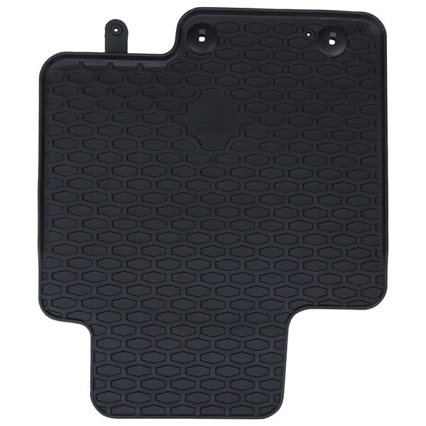 vidaXL Covor pentru mașină 4 pcs Negru Cauciuc