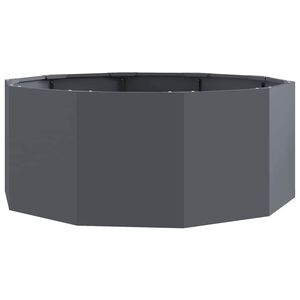 vidaXL Jardinieră Antracit 90 x 90 x 35 cm Oțel