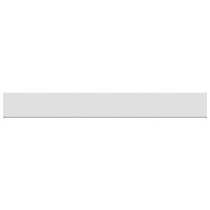 vidaXL Prag de fereastră Alb 60 x 15 x 4,5 cm PVC