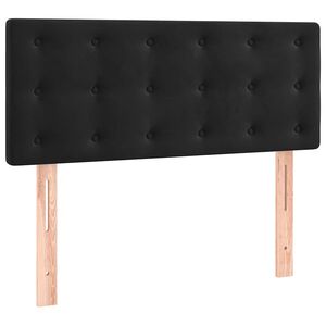 vidaXL Tăblie de pat, negru, 90x5x78/88 cm, catifea