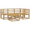 vidaXL Set de canapele de exterior 5 pcs Alb 59 x 59 x 37 cm