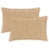 vidaXL Husă pentru pernă 2 buc. HOUTEN Crem 50 x 70 cm