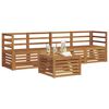 vidaXL Seturi de canapele 5 pcs natural Lemn Solid de Acacia
