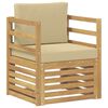 vidaXL Canapea de exterior Poliester Alb