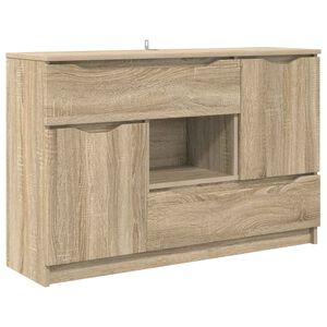 vidaXL Bufet cu sertar Stejar Sonoma 100 x 30 x 65,6 Lemn compozit