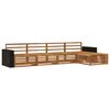vidaXL Set de canapele de exterior 5 buc. natural Lemn Solid de Acacia
