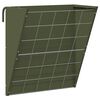 vidaXL Feeder pentru F&acirc;n Suspendat Verde măsliniu 61 x 33 x 66 cm
