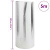vidaXL Reflector de căldură pentru radiator Argintiu 1 x 5 m Aluminiu
