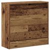 vidaXL Dulap pentru pantofi 60 x 21 x 57 cm Lemn prelucrat Lemn vechi