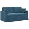 vidaXL Canapea albastru 158 x 78 x 80 cm Catifea