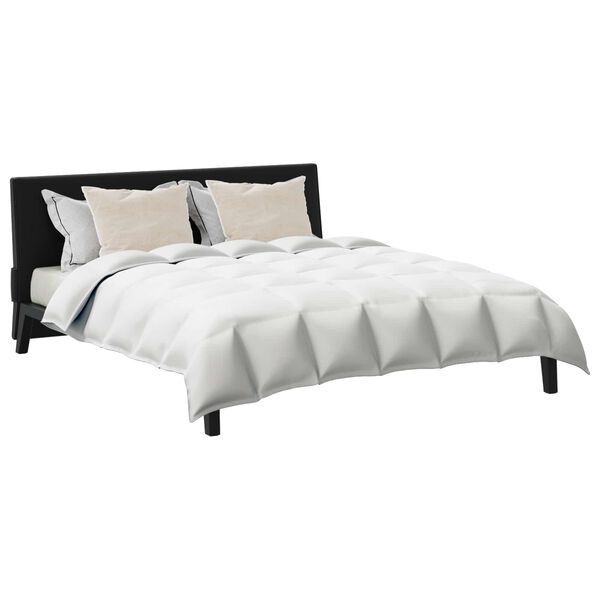 vidaXL Set de Pături cu pernă 3 pcs Alb Pene de rață