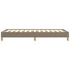 vidaXL Cadru de pat fără saltea Taupe 80x200 cm țesătură