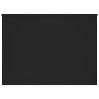 vidaXL Măsuță de cafea, negru, 80x55,5x41,5 cm, lemn prelucrat