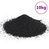 vidaXL Nisip de acvariu, 10 kg, negru, 0,2-2 mm