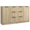 vidaXL Servante, 2 buc., stejar sonoma, 60x30x70 cm, lemn prelucrat