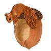 Esschert Design Statuetă ghindă de hrănire & veveriță 14,2x10,8x20,1cm