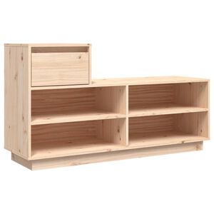 vidaXL Pantofar, 110x34x61 cm, lemn masiv de pin