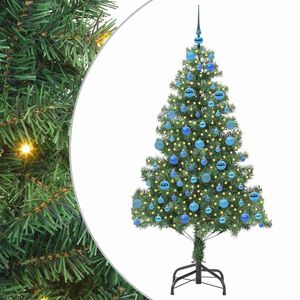 vidaXL Brad de Crăciun Verde 180 cm PVC