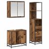 vidaXL Set de mobilier pentru baie 3 buc. Lemn Vechi Lemn prelucrat