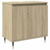 vidaXL Dulap de baie, stejar sonoma, 58x33x60 cm, lemn prelucrat
