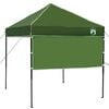 vidaXL Cort cu Copertină Manual Verde 194 x 194 x 251 cm țesătură
