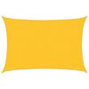 vidaXL P&acirc;nză parasolar, galben, 2,5x3,5 m, HDPE, 160 g/m&sup2;