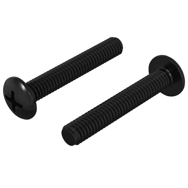 vidaXL Șurub 2 pcs Argintiu 5 x 30 mm Fier