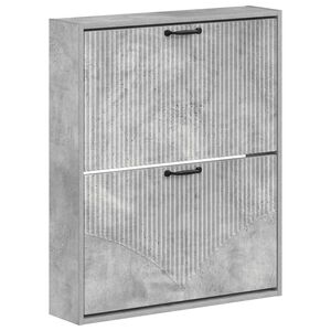 vidaXL Dulap pentru pantofi montat pe perete HOORN 71 x 17 x 86 cm