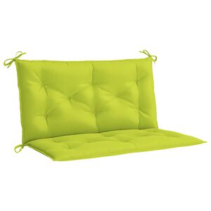 vidaXL Pernă bancă grădină, verde aprins 100x(50+50)x7cm textil oxford