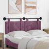 vidaXL Cap de pat suspendat Pe perete Violet 130 x 55 x 5 cm Catifea