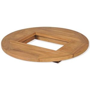 vidaXL Blat de masă pentru lada de bere, 70 cm, lemn de tec