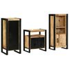 vidaXL Set de mobilier pentru baie 3 pcs Maro Lemn de mango solid