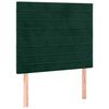 vidaXL Cadru de pat fără saltea verde &icirc;nchis 120x190 cm catifea