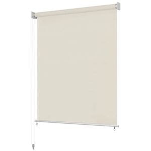 vidaXL Jaluzea tip rulou de exterior 105 (l) x 140 (&icirc;) cm, crem