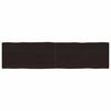 vidaXL Blat masă, 160x40x(2-6) cm, maro, lemn tratat contur organic