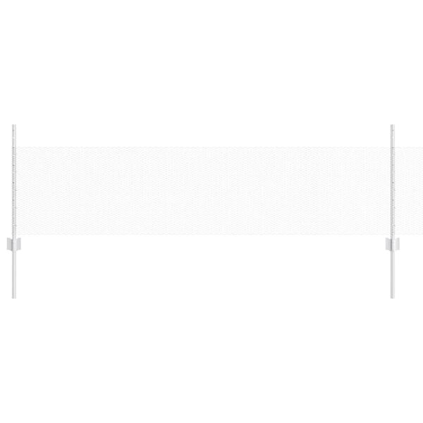 vidaXL Gard cu Stâlp Argintiu 0,5 x 100 m Oțel