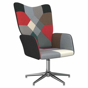 vidaXL Scaun de relaxare, material textil, petice