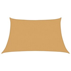 vidaXL P&acirc;nză parasolar, gri deschis, trapez, 3/4x2 m, HDPE, 160 g/m&sup2;