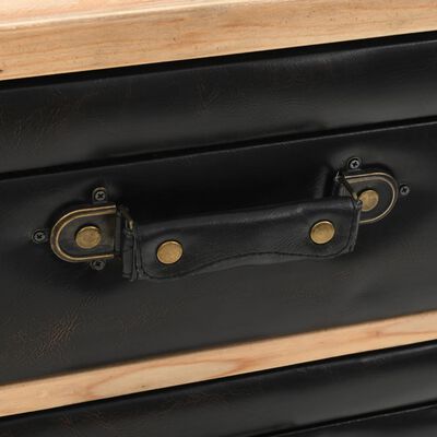 vidaXL Dulap cu sertare, lemn masiv de brad, 80 x 36 x 75 cm