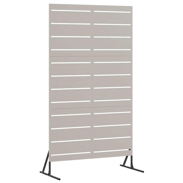 vidaXL Ecran de intimitate Gri 100 x 50 x 180 cm Oțel