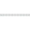 vidaXL Gard plasă de s&acirc;rmă cu bordură, verde, 1,4x25 m